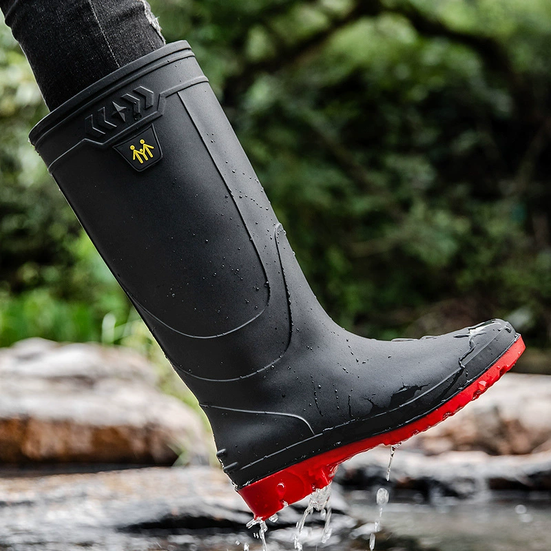 ผู้ชายรองเท้าฝนรองเท้าทํางานรอ - Fishing Boots บทวิจารณ์และราคา