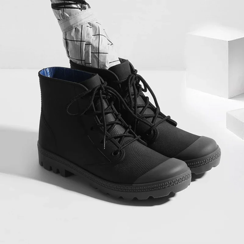 รองเท้าบูทหน้าฝนคอตตอนหุ้มข้อผ - Fishing Boots บทวิจารณ์และราคา