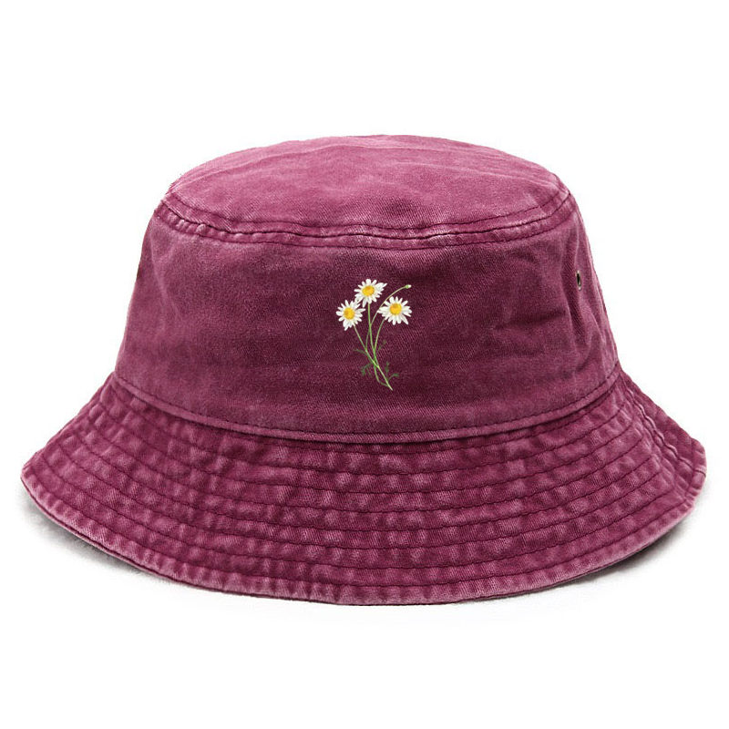 หมวกบักเก็ตผ้าฝ้ายลายดอกไม้สไต - Fishing Hat บทวิจารณ์และราคา
